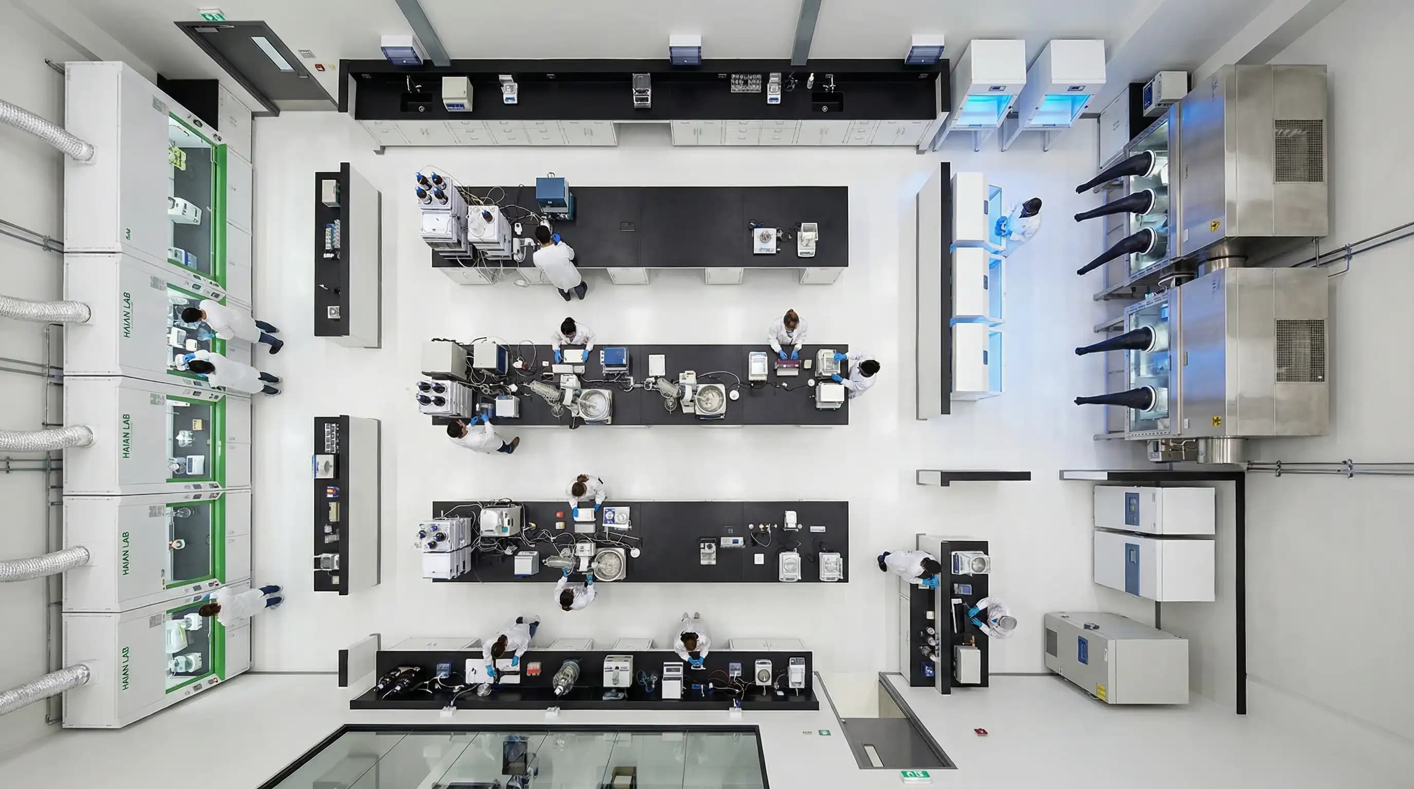Referensi Teknis Furniture Laboratorium Haian Lab - Standar Material dan Spesifikasi Meja Lab, Fume Hood, Safety Cabinet